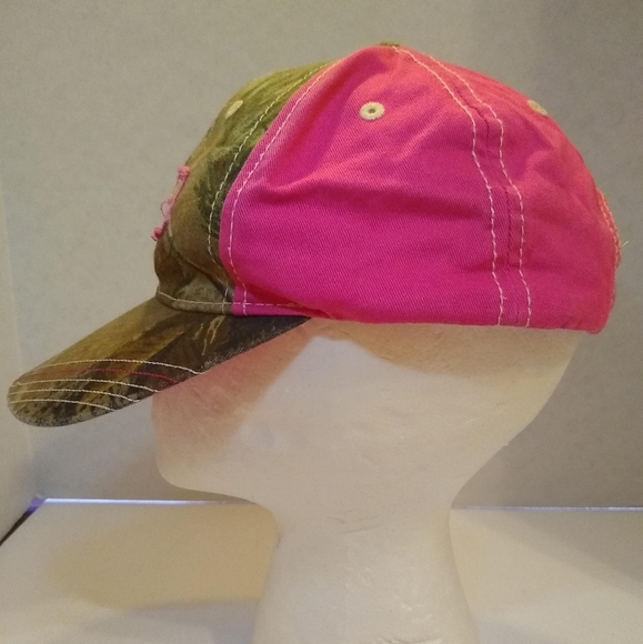 TSC Tractor Supply Co. Camouflage Pink Camo Cap Adjustable Hat - Picture 3 of 6